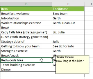 Excel 2019 (Bölüm 24): Yorumlar ve Ortak Yazarlar