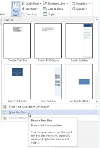 Vollständige Anleitung zu Word 2013 (Teil 18): So fügen Sie Textfelder und WordArt ein