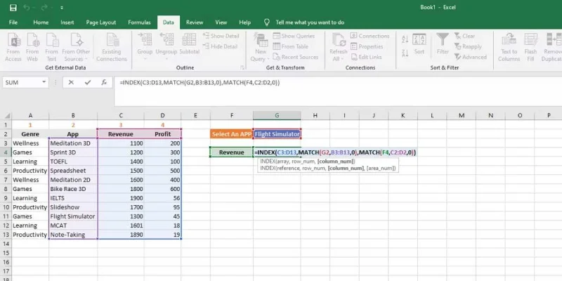 Excel'de Eşleştirme işlevi: Örneklerle Eşleştirme işlevi nasıl kullanılır?