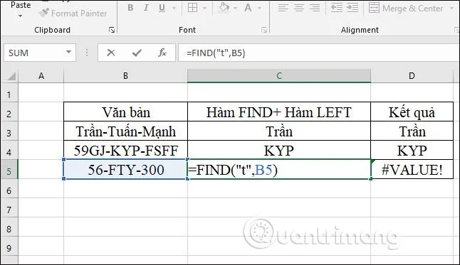 Excel'de BUL işlevi nasıl kullanılır?
