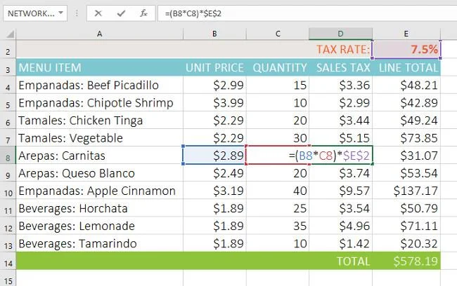 Excel 2016 - Ders 15: Göreli ve mutlak hücre başvuruları