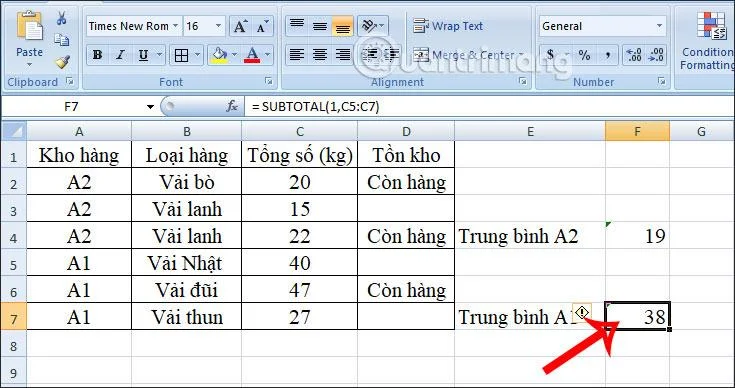 ALTTOPLAM işlevi: Formül ve Excel'de ALTTOPLAM işlevinin nasıl kullanılacağı
