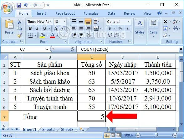 ฟังก์ชัน COUNT ใน Excel: สูตรที่ง่ายที่สุดและการใช้ฟังก์ชันการนับนี้