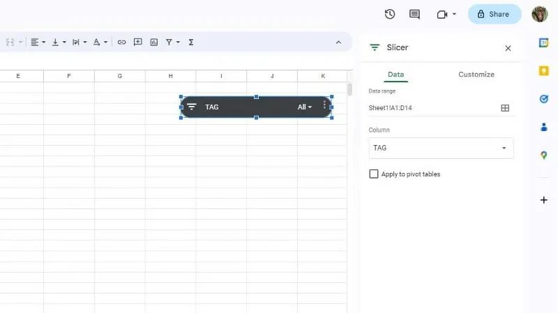 So verwenden Sie Slicer in Google Sheets, um Daten schnell zu filtern