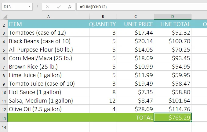 Excel 2019 (Parte 15): Funzioni