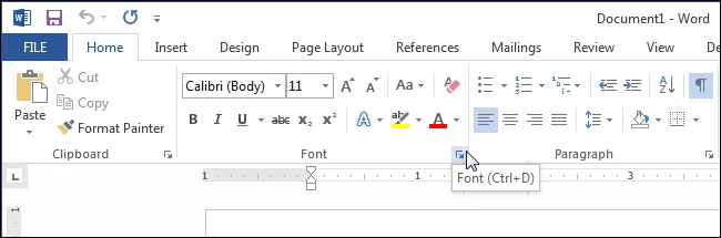Anweisungen zum Deaktivieren von ScreenTip in Word 2013