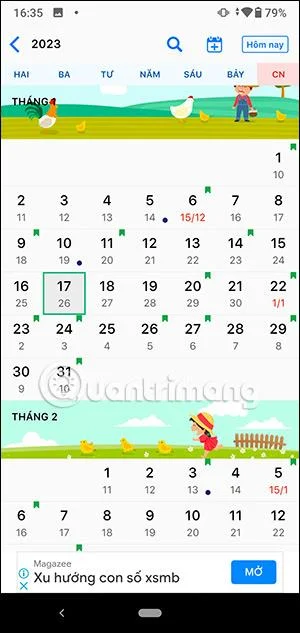 Kalendar Vietnam - Kalendar Kekal 2023 9.1.1