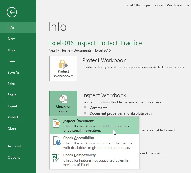 Excel 2019 (Bölüm 25): Çalışma kitaplarını kontrol edin ve koruyun