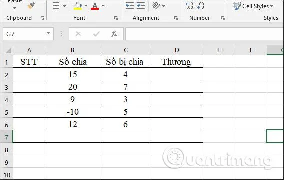 Divisionsfunktion in Excel: MOD-Funktion (den Rest ermitteln) und QUOTIENT-Funktion (den ganzzahligen Teil ermitteln)