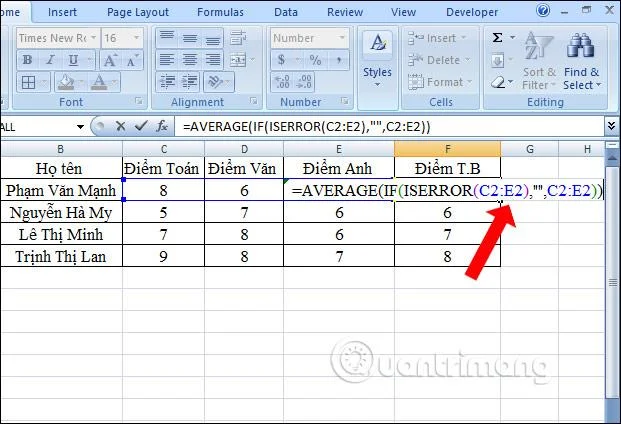 Excel'de ORTALAMA işlevi nasıl kullanılır?