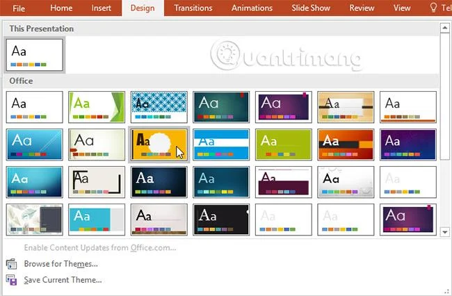 PowerPoint 2016: Slaytın temelleri