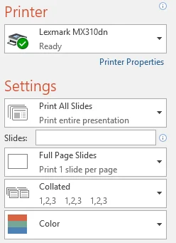 PowerPoint 2019 (Bölüm 10): Sunuları yazdırma