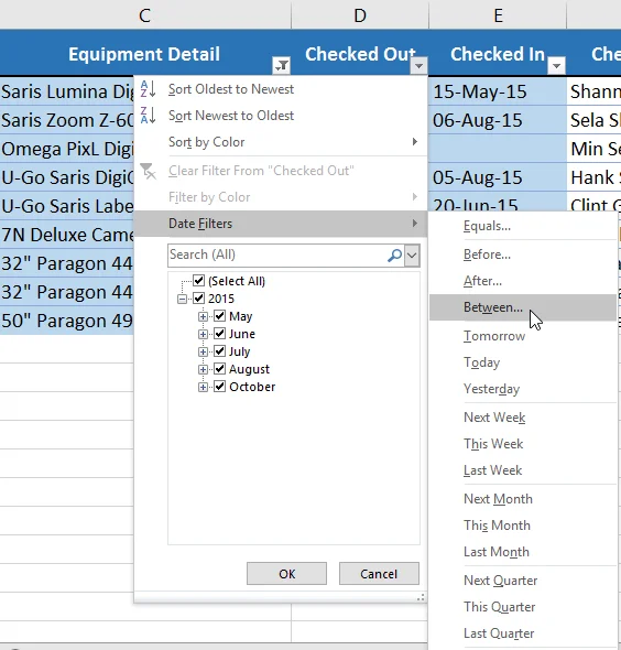 Excel 2019 (Bölüm 19): Verileri filtreleme