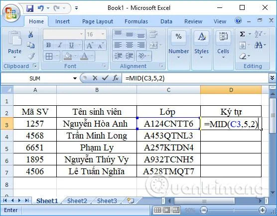 MID işlevi: Excel'deki karakter dizelerini alma işlevi