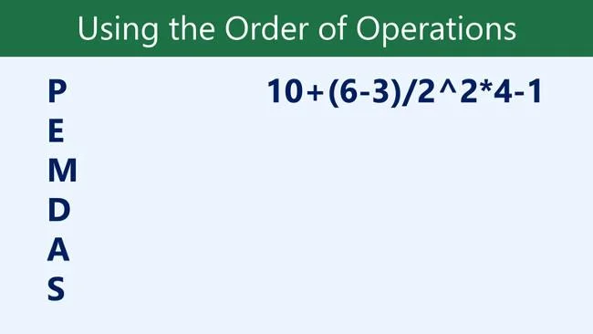 Excel 2016 - Ders 14: Excel'de karmaşık formüller oluşturma