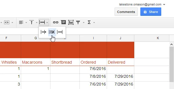 Google Sheets (Teil 2): ​​Spalten, Zeilen und Zellen ändern