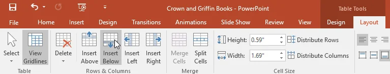 PowerPoint 2019 (часть 21): Таблицы