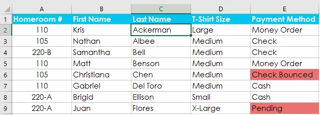 Excel 2019 (Bölüm 18): Verileri sıralama
