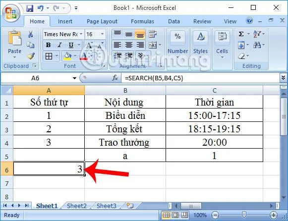 Excel'de Arama işlevi nasıl kullanılır?