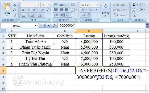 ฟังก์ชัน AVERAGEIFS ใน Excel: วิธีคำนวณค่าที่สอง
