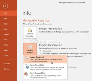 PowerPoint 2016: тестирование и защита презентаций
