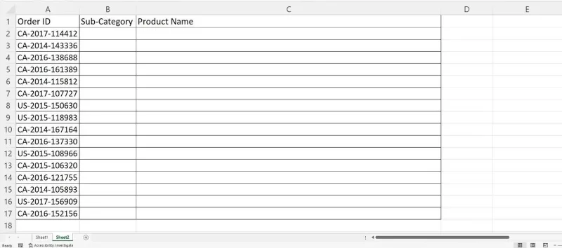 Excel VBA kullanarak Vlookup'ı otomatikleştirme