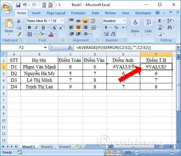 Excel'de ORTALAMA işlevi nasıl kullanılır?