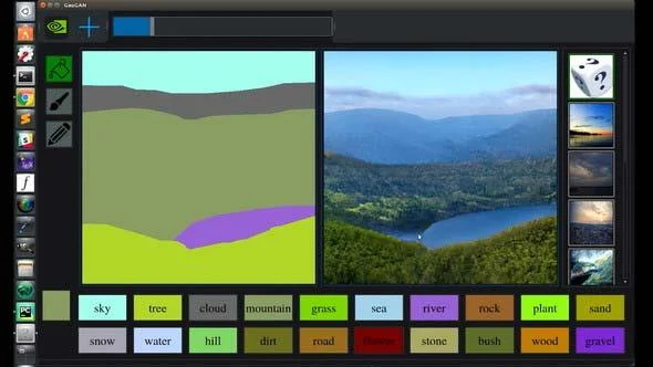 Admire o novo aplicativo de IA da Nvidia: transforme rabiscos no estilo MS Paint em "obras-primas" artísticas
