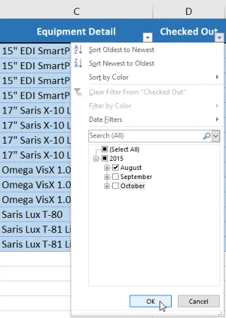 Excel 2019 (Bölüm 19): Verileri filtreleme