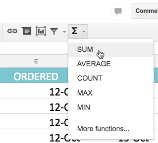 Google Sheets (Teil 8): Arbeiten mit Funktionen