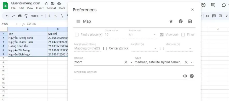 So erstellen Sie benutzerdefinierte Karten in Google Sheets