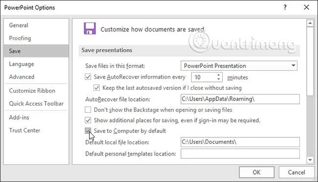 PowerPoint 2016: Sunuyu kaydetme