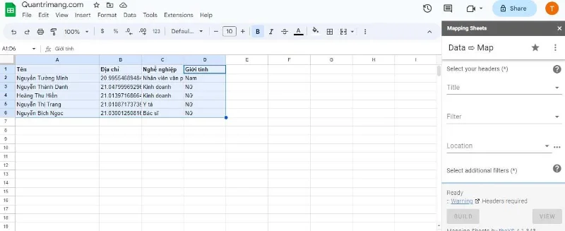 So erstellen Sie benutzerdefinierte Karten in Google Sheets