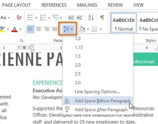 Vollständiger Leitfaden zu Word 2013 (Teil 9): Verwenden von Zeilen- und Absatzabständen