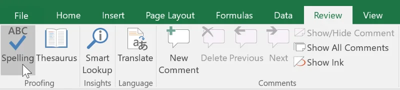 Excel 2019 (Bölüm 10): Yazımı denetleme