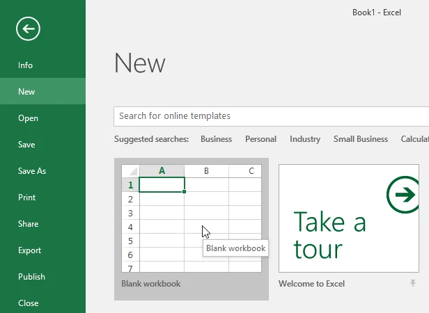 Excel 2019 (Bölüm 2): Çalışma kitapları oluşturma ve açma