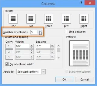 Vollständige Anleitung zu Word 2013 (Teil 13): Textspalten teilen