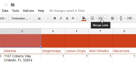 Google Sheets (Teil 2): ​​Spalten, Zeilen und Zellen ändern