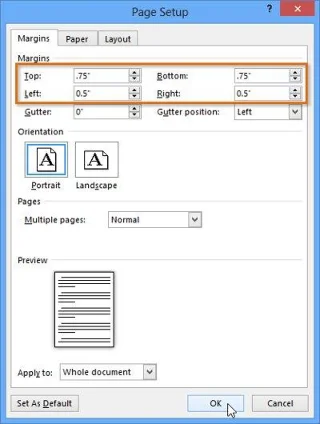 Vollständiger Leitfaden zu Word 2013 (Teil 6): Seitenlayout ausrichten