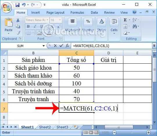 Excel'de Eşleştirme işlevi: Örneklerle Eşleştirme işlevi nasıl kullanılır?
