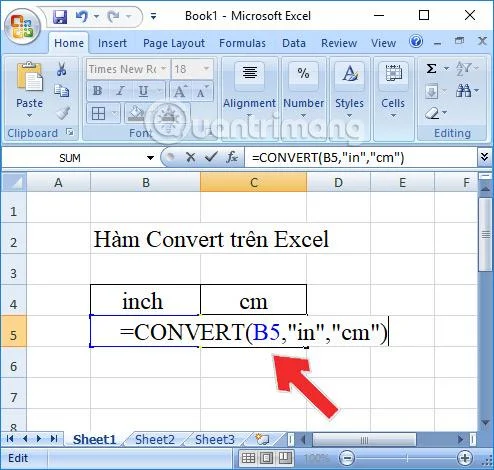 Excel'de Dönüştürme işlevi nasıl kullanılır?