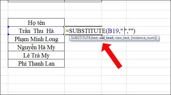 TRIM işlevi: Excel'deki fazla boşlukları kaldırma işlevi