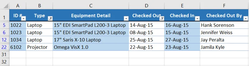 Excel 2019 (Bölüm 19): Verileri filtreleme