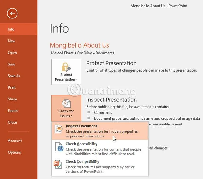 PowerPoint 2016: testuj i chroń prezentacje