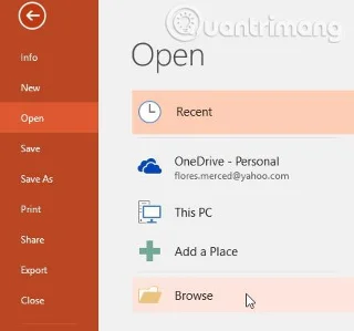 PowerPoint 2016: создание и открытие презентаций