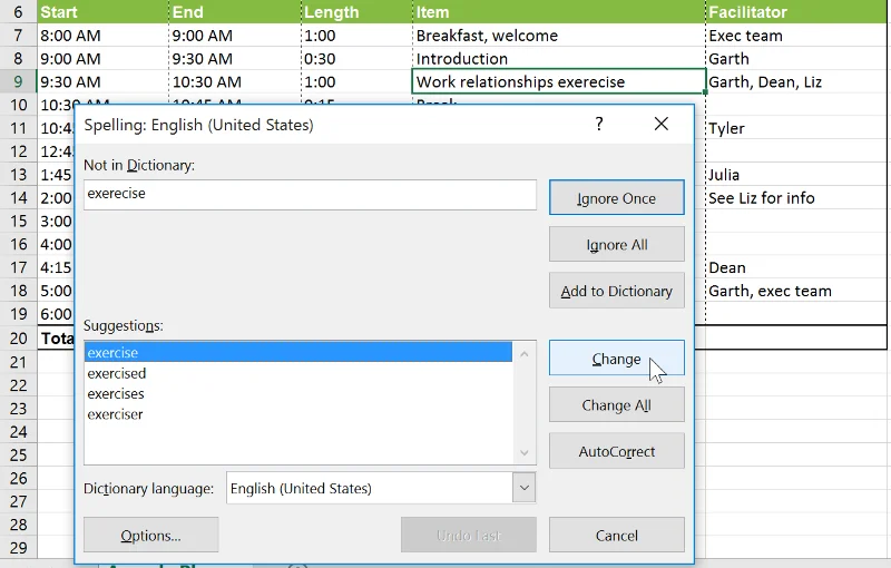 Excel 2019 (Bölüm 10): Yazımı denetleme
