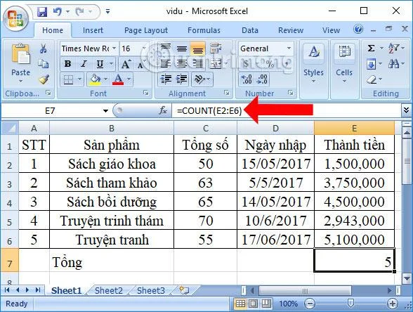 Excel'de COUNT işlevi: Bu sayma işlevinin en basit formülü ve kullanımı