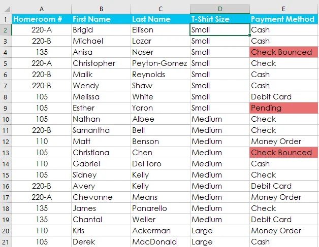 Excel 2019 (Bölüm 18): Verileri sıralama