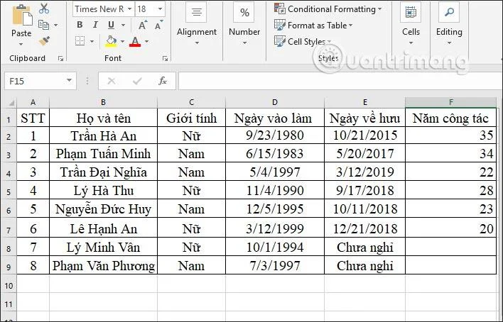 Excel'de GÜN işlevi: Excel'de tarih mesafesi nasıl hesaplanır