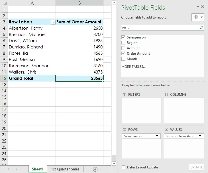 Excel 2019 (Bölüm 26): PivotTable'lara Giriş